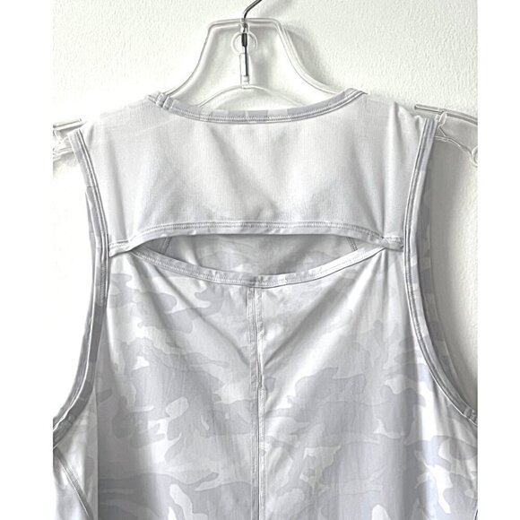 Lululemon High Neck Camo Mesh Tank Gray 6 NWOT - Picture 5 of 8